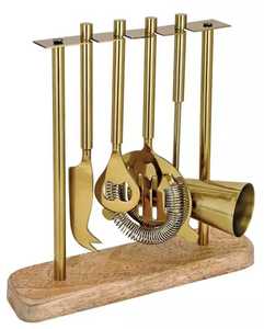 Ensemble d'outils de bar plaqué argent de qualité supérieure pour événements et fêtes ensemble d'outils de bar fabriqué en Inde - Product Image 3