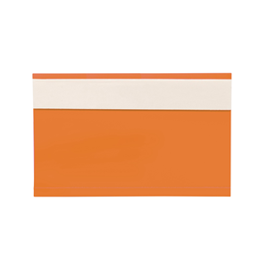 Portaetichetta MEGA, autoadesivo, 63 x 100mm, Arancione, 50 pz. / Confezione.- HES460-100/8 - Product Image 1