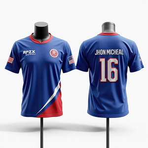 Jerseys deportivos sublimados personalizados para hombre, camisetas de softbol, baloncesto, fútbol, camisetas de pesca, ropa transpirable de cuello redondo - Product Image 6