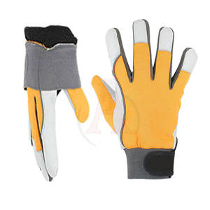 2024 Precio bajo Buena venta Guantes mecánicos Flex Extra Grip Unisex Cuero Dedo completo Mecánico Seguridad Guantes transpirables - Product Image 2