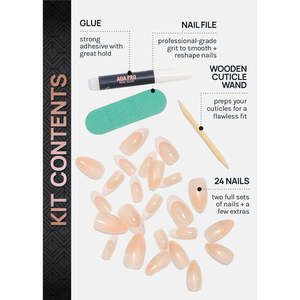 Uñas Postizas Francesas AOA Pro de A3shop - Product Image 3