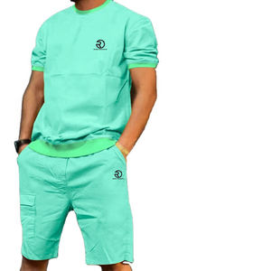 Survêtement décontracté pour hommes T-shirt et short 2 pièces Sweat Short Fashion Survêtement Hommes Shorts Ensembles d'été - Product Image 4