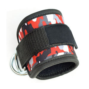 Correas de Tobillo Acolchadas de Neopreno con Doble Anillo en D, Estilo Camuflaje, para Máquinas de Gimnasio, Protección Profesional para Piernas y Abdominales en Invierno - Product Image 5