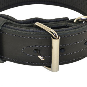 Collar de cuero de marca de lujo personalizado, fabricante de accesorios de cuero con hebilla de Metal duradero para mascotas, Collar de perro de diseño personalizado - Product Image 4