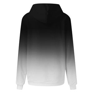 Sweat Fo Rneutre Mode Tie Dye Bouton Hoodies Confortable Adolescents Filles Preppy Sweat Automne À Capuche Avec Poches - Product Image 5