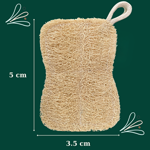 Grandes brosses de bain en luffa et en pot de qualité supérieure Brosses de bain de qualité supérieure Éponges et épurateurs - Product Image 3