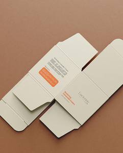 Embalaje personalizado ecológico para el cuidado de la piel Suero Laminación brillante Mate en caja tipo Carpeta para cosméticos - Product Image 3