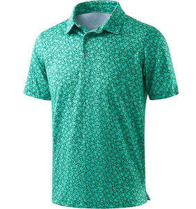 Hombres de alta calidad para Polos personalizados transpirables Anti-Pilling Color sólido tejido de punto Casual diseño liso al por mayor - Product Image 1