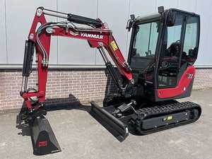 Mini excavadora Yanmar SV22, excavadora hidráulica compacta de 2,2 toneladas, excavadora de orugas oscilante de cola cero para paisajismo de construcción - Product Image 6