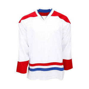 Maillot de hockey sur glace personnalisable pour homme adulte, impression par transfert thermique, 100% polyester, respirant, confortable, qualité supérieure, OEM - Product Image 2