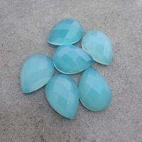 Calcedoine bleue naturelle authentique, taille ovale, qualité AAA, toutes tailles disponibles pour la fabrication de bijoux