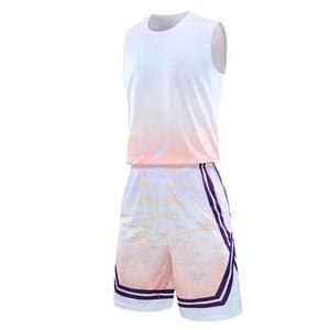 Uniformes y Camisetas de Baloncesto de Verano Transpirables Personalizadas al por Mayor, 100% Poliéster, Sin Mangas, Servicio OEM - Product Image 1