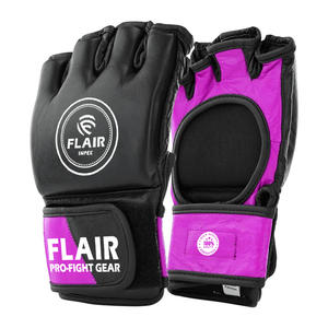 ถุงมือ MMA แบบครึ่งนิ้วทำจากหนัง PU สำหรับผู้ชายถุงมือฝึกขนาดพลัสไซส์สำหรับฝึกชกมวย - Product Image 1