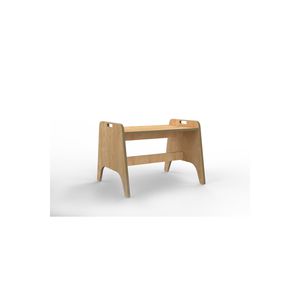 Mesa de Actividades Montessori de Madera con Acabado Marrón y Sin Sillas para el Juego y Aprendizaje de los Niños - Product Image 5