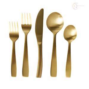 Ensemble de couverts élégants et modernes en acier inoxydable écologique pour la maison et les fêtes |   Apporte du style à la restauration quotidienne - Product Image 5