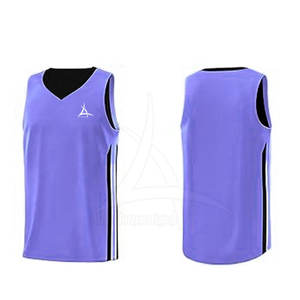 ชุดบาสเก็ตบอลผู้ชายแบบสั่งทำ ดีไซน์ใหม่ ไซส์ใหญ่ ใส่สบาย ระบายอากาศได้ดี คุณภาพสูง แขนสั้น ระดับมืออาชีพ - Product Image 2