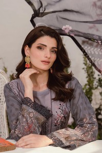 Pakistan and Indian Style Plain Henna Monocolor Stitched Women Dresses in Customization Available Size <b>Cloth</b> Material Design - Product Image 6