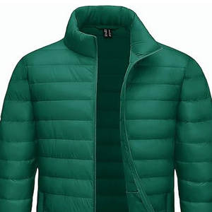 Chaqueta Acolchada Ligera Resistente al Agua para Hombre, Abrigo de Invierno Acolchado, Bolsillos Funcionales, Exportador de Fábrica OEMODM, Bloqueador de Viento - Product Image 2