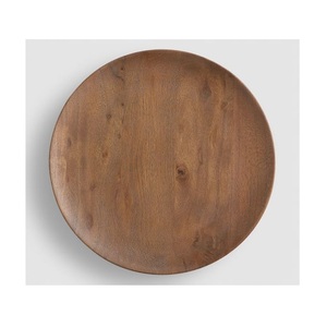 Assiette de service en bois faite à la main en bois élégant classique de haute qualité assiette de service design fait à la main de qualité supérieure - Product Image 1