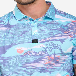 Camisas de Golf para Hombre para Torneos, Antiarrugas, 100% Algodón, Diseño Elegante de Bolsillo de Alta Calidad, Corte Regular - Product Image 5