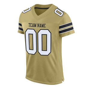 Vente en gros de maillots de football américain respirants imprimés personnalisés Vêtements de sport personnalisés - Product Image 1