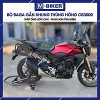 Support de fixation latéral CB300R pour top-case étanche, compatible M-Biker, en acier, capacité 20L, garantie 1 an