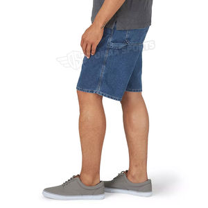 Pantalones cortos de mezclilla holgados de talle alto de gran tamaño ecológicos de alta calidad personalizados para pantalones cortos de mezclilla para hombre - Product Image 5