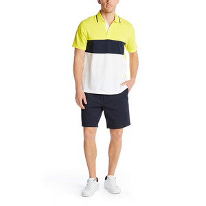 Chemises polo pour hommes décontractées, vente chaude, nouveau design, logo personnalisé, couleur unie, respirantes, pour hommes - Product Image 5