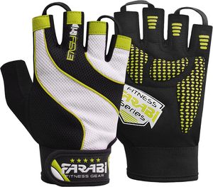 Guantes Farabi Transpirables de Medio Dedo para Levantamiento de Pesas, Antideslizantes, de Cuero PU, que Absorben la Humedad, para Entrenamiento, Gimnasio, Deportes, Ciclismo - Product Image 4