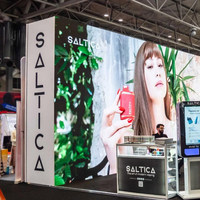 10x20ft stand d'exposition murale stand d'exposition 3x6m toile de fond de stand d'exposition modulaire avec stockage