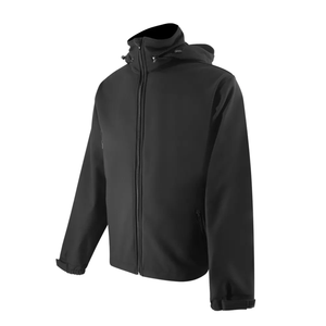 Dernière veste coupe-vent imperméable à capuche personnalisée en toile écologique à design réfléchissant pour homme 2025 – Collection High Street - Product Image 4