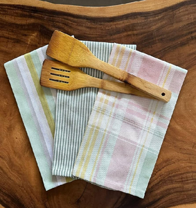 Serviette de cuisine en coton gaufré, multicolore et vibrante, disponible à prix de gros. - Product Image 6