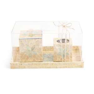 Quemador de Incienso Religioso de Nácar Hecho a Mano para Regalo de Ramadán, Decoración de Altar Islámico para el Hogar, Vietnam - Product Image 2