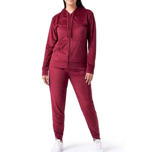 Conjunto de ropa deportiva de 2 piezas para correr, gimnasio y ropa informal para mujer - Product Image 1