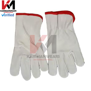 ถุงมือหนังสำหรับผู้ชาย พร้อมสายรัดข้อมือปรับได้ ทนทาน เหมาะสำหรับงาน DIY งานสวน งานก่อสร้าง ขี่มอเตอร์ไซค์ ไซส์ใหญ่ ยี่ห้อ Wells - Product Image 3