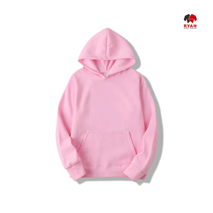 Sweat à capuche pour homme Ryan Pro Gear avec poche et logo personnalisé sur le devant, tissu en molleton 100% coton, design ODM, vêtements décontractés d'hiver - Product Image 2