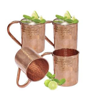 Tasse en cuivre de haute qualité 500 ml droite Moscow Mule - Product Image 2