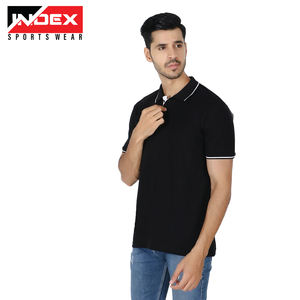 T-shirt de travail à manches courtes en coton 100% uni, séchage rapide, personnalisé pour la publicité estivale, avec logo brodé - Product Image 2