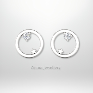 Bijoux de piercing de disque de luxe en or 10K 14K 18K VVS DEF diamants réels et de laboratoire certifiés GIA IGI vente en gros - Product Image 6