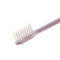 Brosse à dents compacte avec double tête triangulaire à micro-bristles souples, pour usage domestique et en voyage, lot de 20 brosses à dents élastiques