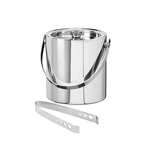 Meilleure vente 6L grand fait à la main en acier inoxydable métal seau à glace fête de mariage refroidisseur de boissons nouveau modèle vin bière refroidisseur Carton - Product Image 1