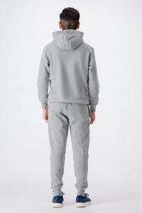 Chándal sólido gris a la moda para hombre, chándal con logotipo personalizado, ropa de entrenamiento, chándales de nailon personalizados para hombre - Product Image 3