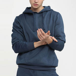 Basics 100% algodón Winter Factory Outlet Mid Weight Men Hoodie Regular Fit Ropa de exterior de alta calidad - Product Image 1