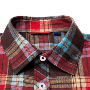 Camisas de Franela al por Mayor OEM con Logotipo Personalizado, Camisas de Franela de Manga Larga para Hombre en Tallas Grandes - Product Image 3