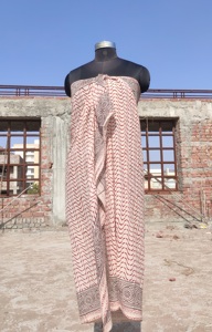 Sarongs Handmade Block Printed Cotton Sarongs Pareo Swimwear <b>Beach</b> Wear <b>Cover</b> <b>up</b> Customization Scarfs Printed Swimwear Scarfs - Product Image 4