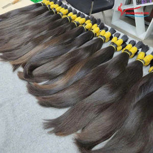 Un donneur de cheveux en vrac cheveux de bébé couleur noire naturelle longueurs complètes de 6 à 32 pouces cheveux bruts luxe naturel droit - Product Image 2