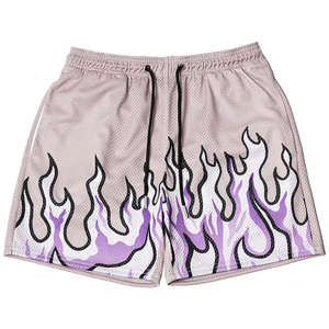 Shorts Deportivos de Malla para Hombre al por Mayor, Estilo Urbano, Sólidos, Impermeables, Transpirables, de Poliéster, Cintura Elástica, Secado Rápido, Personalizables para Correr - Product Image 4