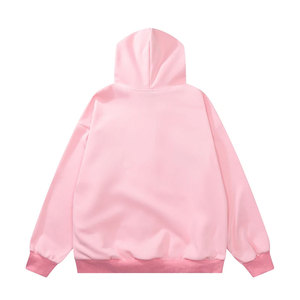Sudadera con capucha y cremallera completa para hombre, personalizada, de alta calidad, con forro polar de 300 g, transpirable, para invierno, con estampado digital, teñido liso, mezcla de algodón - Product Image 2