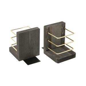 ที่ตั้งหนังสือทำจากทองเหลืองมีที่วางที่กั้นหนังสือที่ทนทานแบบแฮนด์เมดขายส่งราคาถูกออกแบบได้ตามต้องการ - Product Image 2