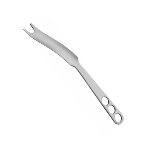 Retractor de Cadera Curvo HOHMANN MIOS de 315 mm (12.40 pulgadas) con Palanca Ósea, Instrumento Quirúrgico Veterinario, Ancho de Mandíbula de 28 mm, Material de Acero OEM - Product Image 2